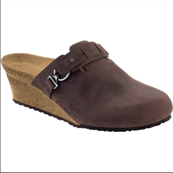 birkenstock wedge clogs